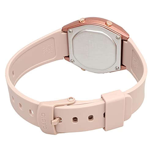 CASIO Standard Digital Womens Watch LW-204-4A Box Included International Model Pink Beige Rose Gold