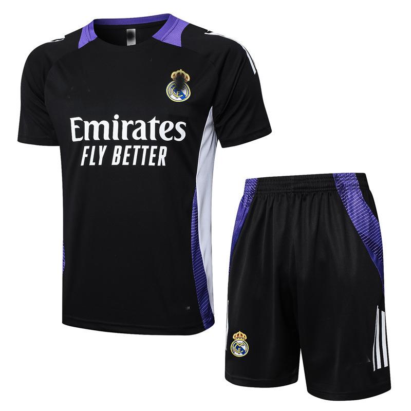 Football Training Jersey 2425 Riyadh Chelsea Barcelona Paris Real Madrid Arsenal Jersey Short-Sleeved Set