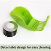 Vegetable Chopper Roller Manual Scallion Cutter with 6 Stainless Steel Blade Herb Roller Mincer Parsley Chopper Tools