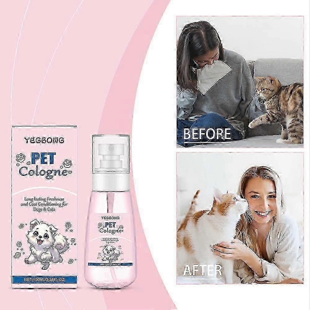100ml(A)$Pet Deodorant Spray for Pets, Pet Deodorant Liquid, Pet Deodorant Spray