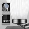 2-in-1 Handbrause Hochdruck Drehbarer Winkel Duschkopf mit Regenfunktion Einstellbar Wassersparend Badezimmerzubehör