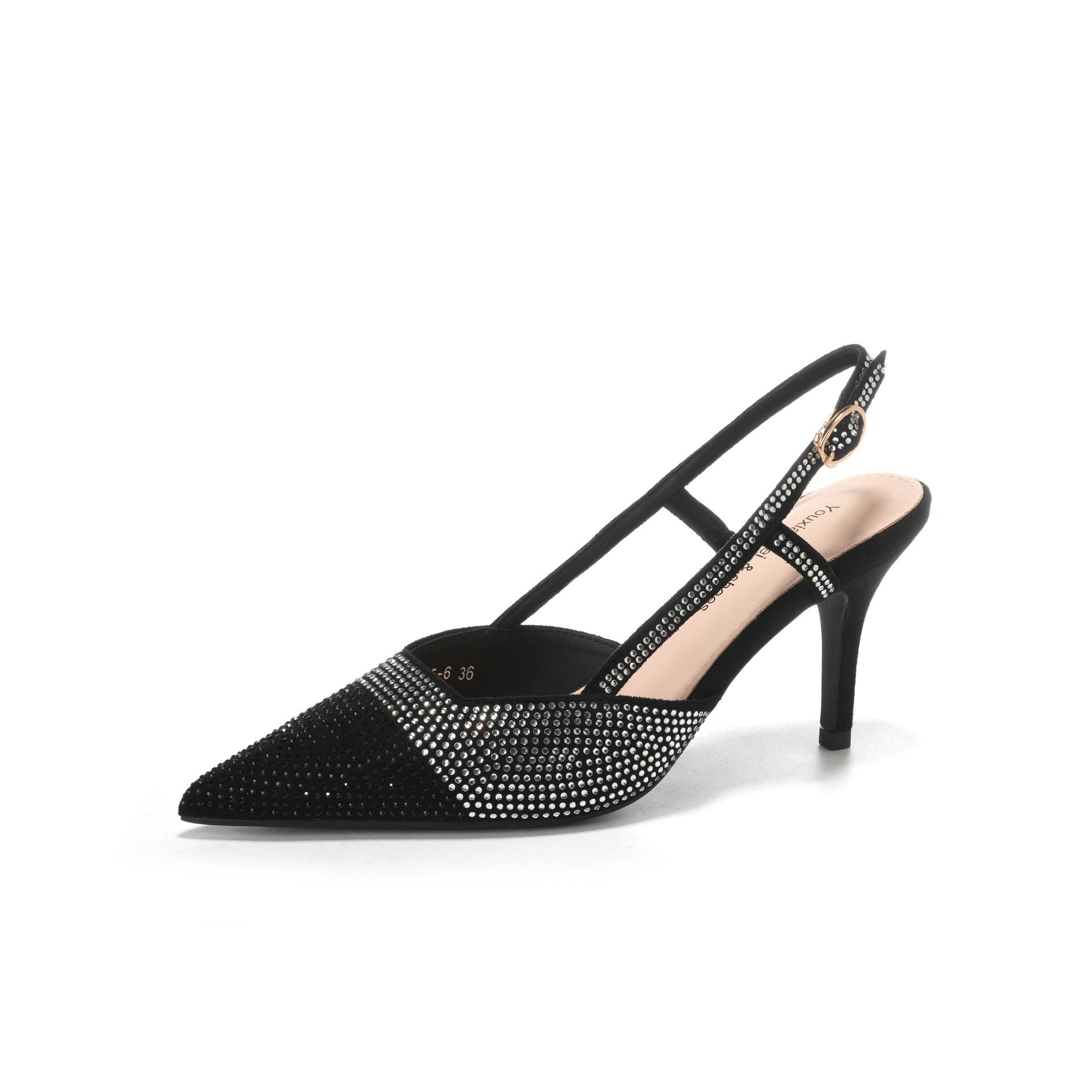 

Липкий алмазный корень сумка каблук передняя сумка пустая задняя сандалии крутые блестящие высокие каблуки шпилька вечеринка 40