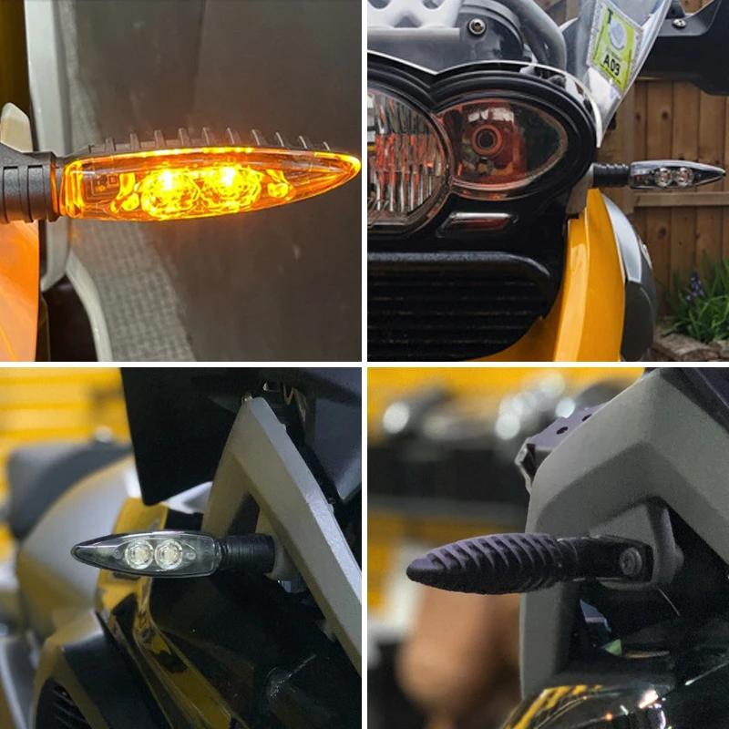 Motorcycle LED Turn Signal Light Front Indicator Blinker Lamp For BMW G310GS G310R F 650 700 800 GS K 1200 Moto Turn Signal