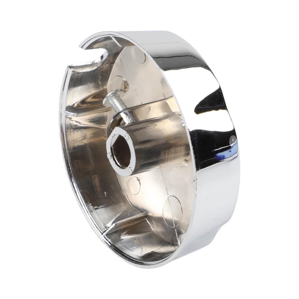 Classic Round Shape Easy Installation Ergonomic Design Zinc Alloy Rotating Knob Bath Control Knob Hole Diameter 9.2mm
