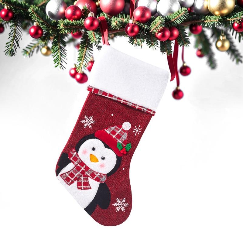

Hot Sale Christmas Decorations Embroidered Christmas Socks Gift Bags Christmas Decorations Pendants