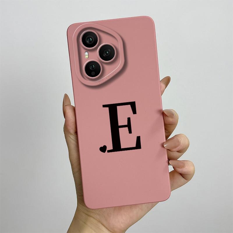 Case For Honor 400 Pro Luxury Letters Soft Phone Back Cover For Honor400 Pro 5G Full Protection Liquid Silicone Shockproof Funda