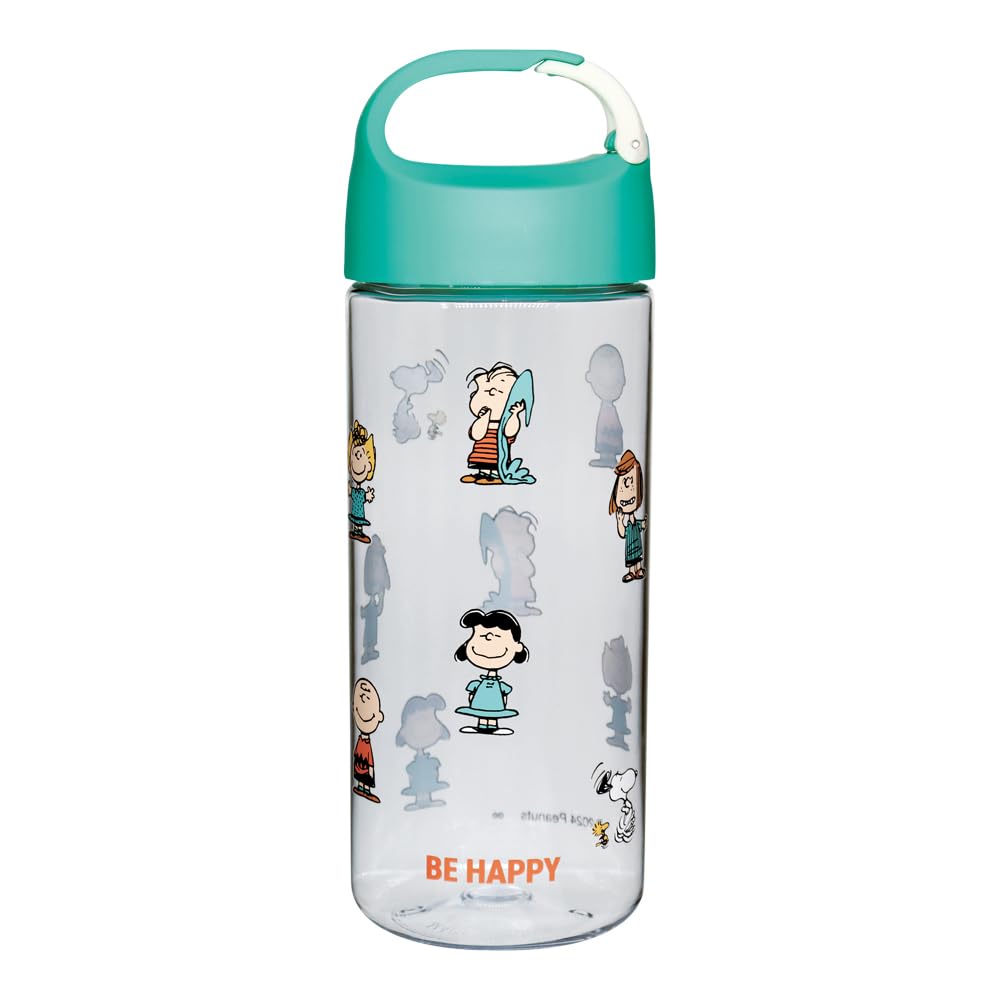 Onishi Ken PEANUTS Drink Bottle CLEAR Lunch Series BE HAPPY SLL-2010