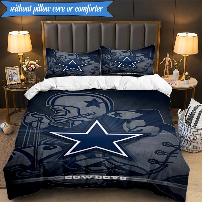 American Flag Cowboys 3pcs Bedding,Including 1pc Duvet Cover And 2pcs Pillowcases Perfect for Christmas,Ideal for Bedroom, Dormitory