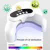 Foldable Fungal Nail Laser Light 30-LED Onychomycosis Repair Toenail Fingernail Care Device, 22 Blue
