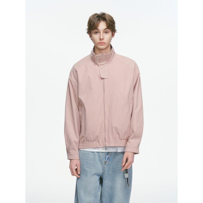 Dream Made American-Style Stand-Up Collar Zipper Workwear Coach Jacket Men's Boxy Short Flight Couple Jacket