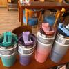 Diamond Paint 30oz Stainless Steel Insulated Straw Cup - Large Capacity Ice Buster Coffee Tumbler