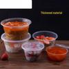 Disposable Round Plastic Food Containers with Lids
