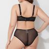 Thin Full Cup Set Underwear Panties for Large Breasts Anti-sagging and Gathered Bras for Large Sizes