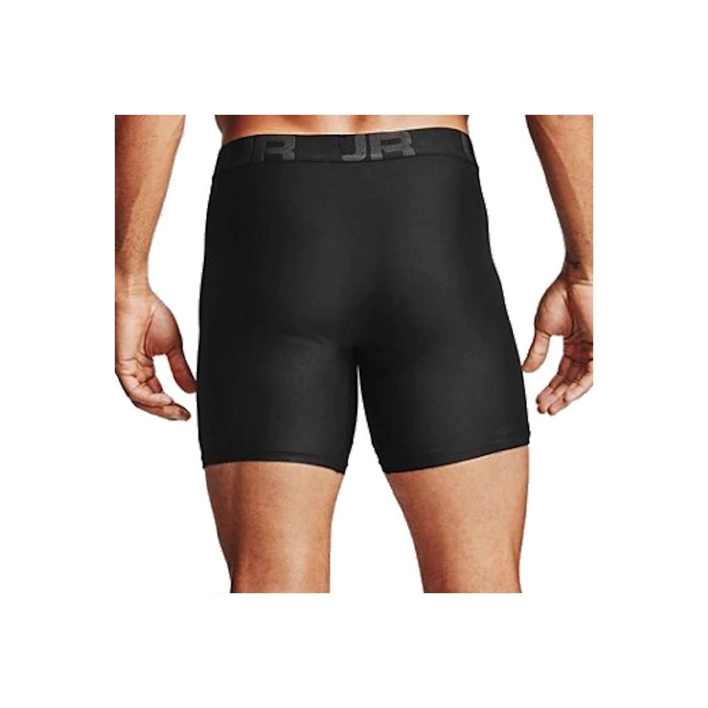 Under Armour Tech Boxerjock 6-Inch 2-Pack Men Underwear Black 1363619-001