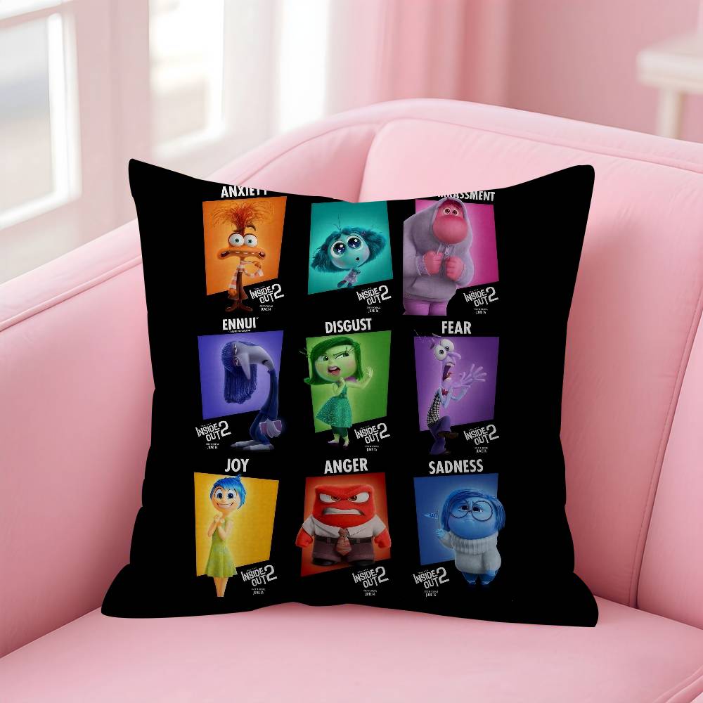 

Movie cartoon IInside FUN Out Cushion Cover Inches Farmhouse Decor Home Throw Pillow Covers for Couch Decorations 30x30 cm