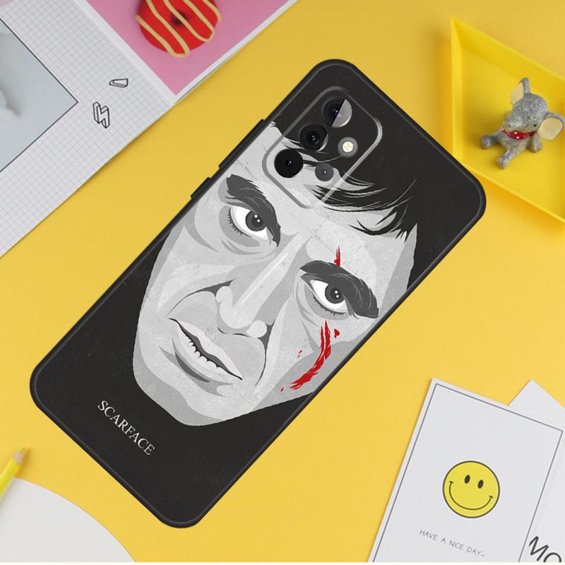

Scarface Al Pacino Tony Montana Case For Samsung Galaxy A15 A17 A54 A34 A14 A13 A23 A33 A53 A52 A32 A12 A56 A36 A16 A35 A55 Samsung A35