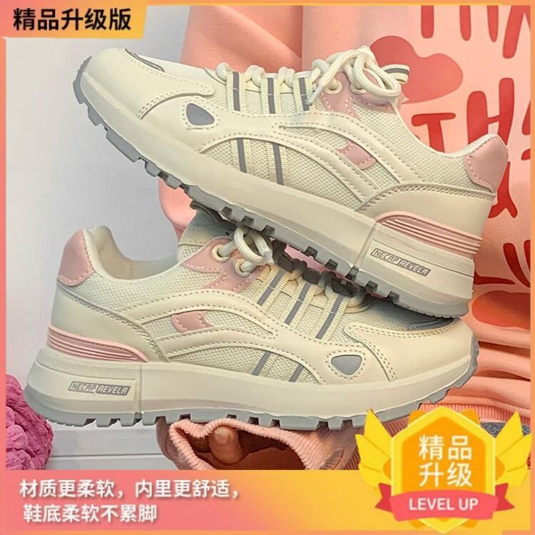 Daddy shoes ins tide 22 spring new thick-soled breathable running shoes super fire casual sports shoes 35