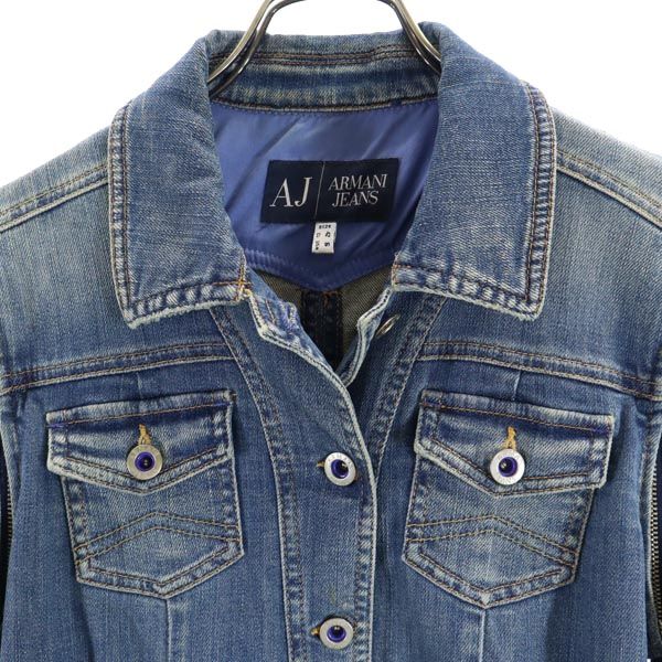 ARMANI JEANS 2WAY Denim Jacket S G Jean Women Used