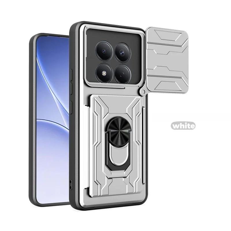 Heavy Duty Armor Shockproof Case For Xiaomi Redmi Note 15 Pro 5G 4G Note15 Pro Plus Lens Protector Cover Card Slot Holder Funda