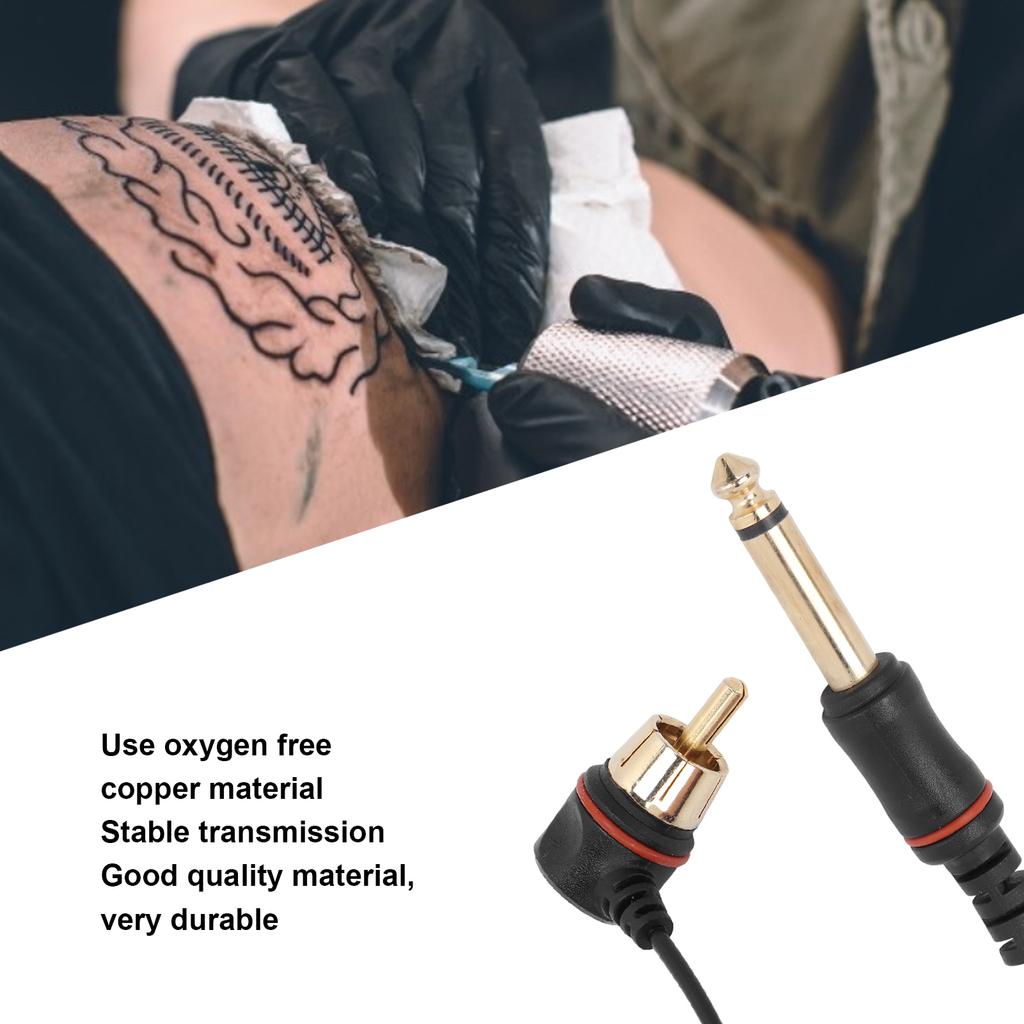 Professional Tattoo RCA Connect Clip Cord Ultra Fine Tattoo Hookline Tattoo Accessories 2m