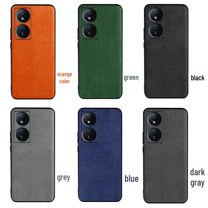 

Ультратонкий защитный чехол Suede Full Cover для Honor Play 50/50Plus Honor Play 50 Plus оранжевый