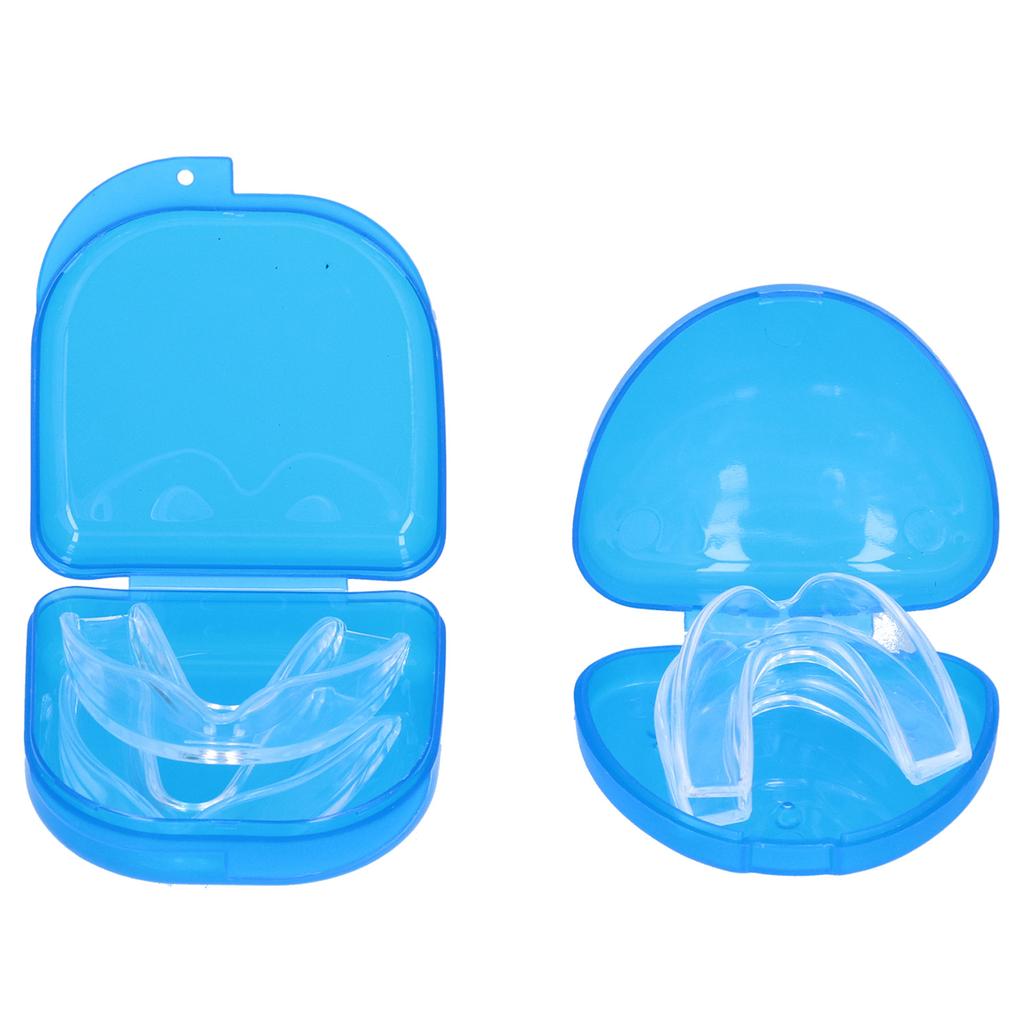 4Pcs Dental Guard Set EVA Anti Grinding Dental Orthodontic Teeth Brace with Storage Box