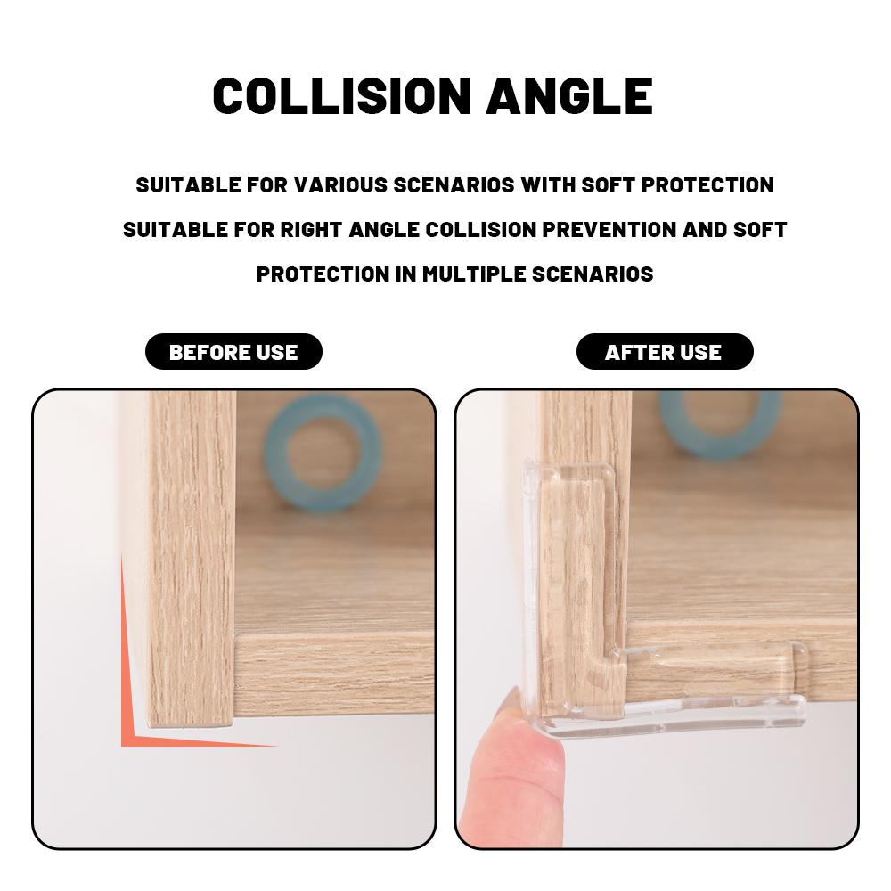 Children's Table Corner Bump-proof Safety Soft Corner Paste Window Right-angle Silicone Protective Cover Baby Safety Products