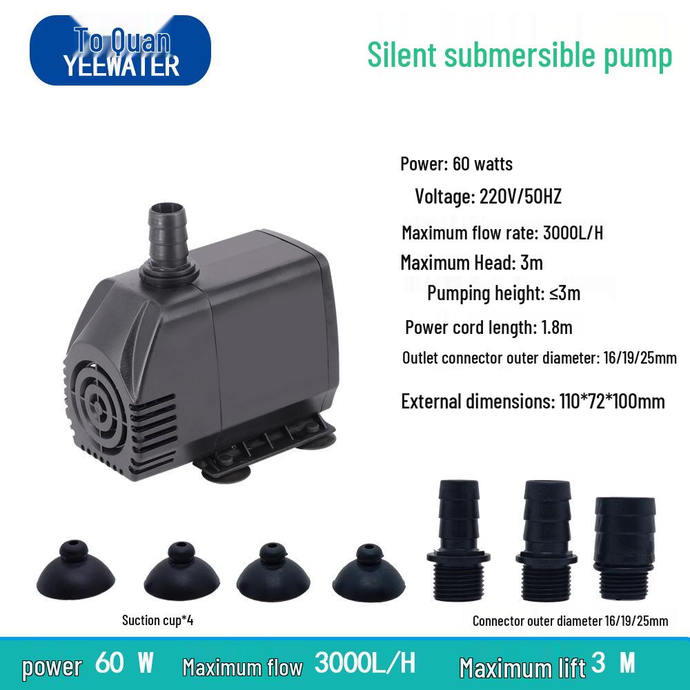 Leise Tauchwasserpumpe für Aquarium & Umbau ländliche Toilette