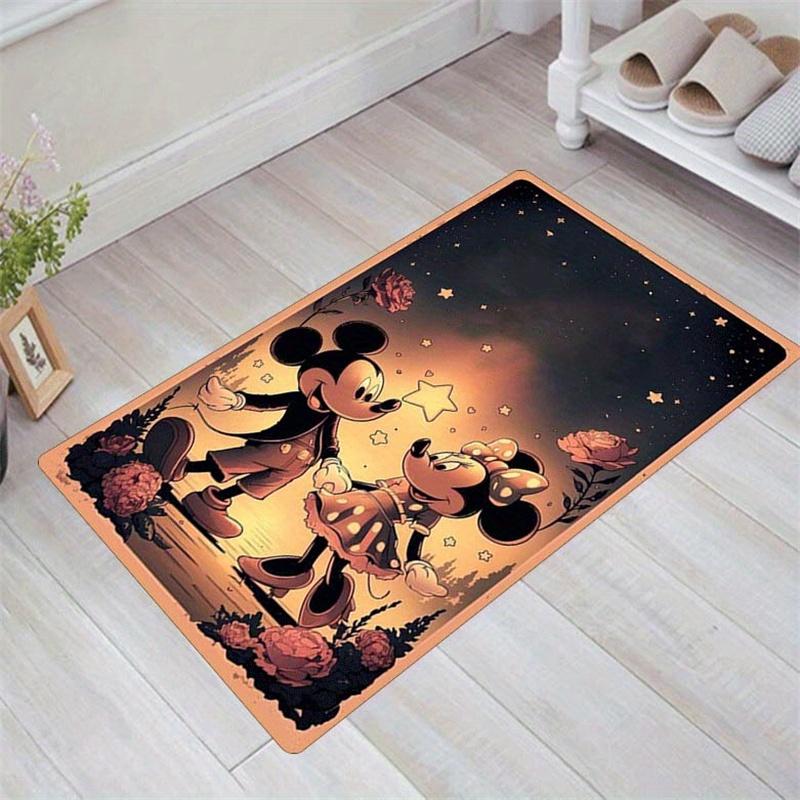 

1pc Mickey Pattern Area Rug Soft Flannel Floor Mat for Living Room,Office,Bedroom and Carpet 60cm by 90cm