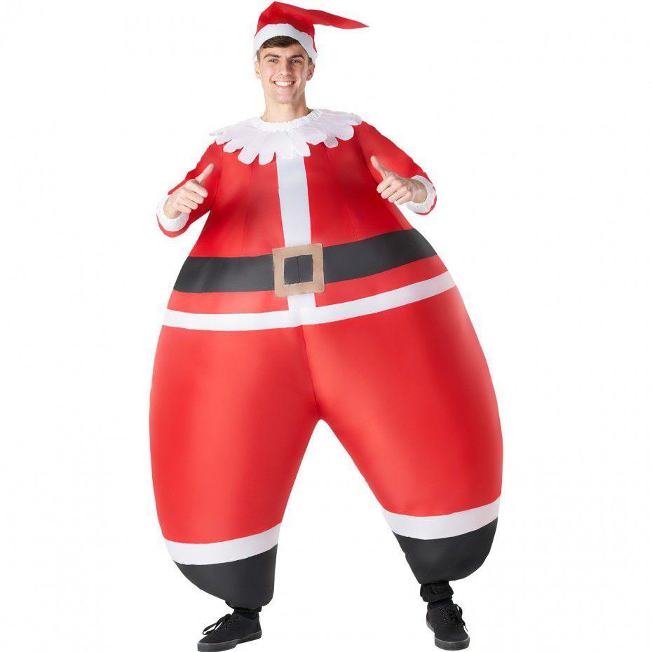 Premium Quality Christmas Inflatable Santa Suit For Party Cosplay