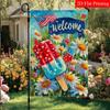 2D Flat, 2D Flat 1pc Welcome To the July 4th Independence Day Garden Flag for Ice Popsicles_2 (3)- Garden Decoration Double S, Home Decoration, Yard D