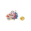 Dragon Head Dragon Year Brooch Dragon Year Cartoon Pin Brooch Dragon Head Brooch  Kids Gift