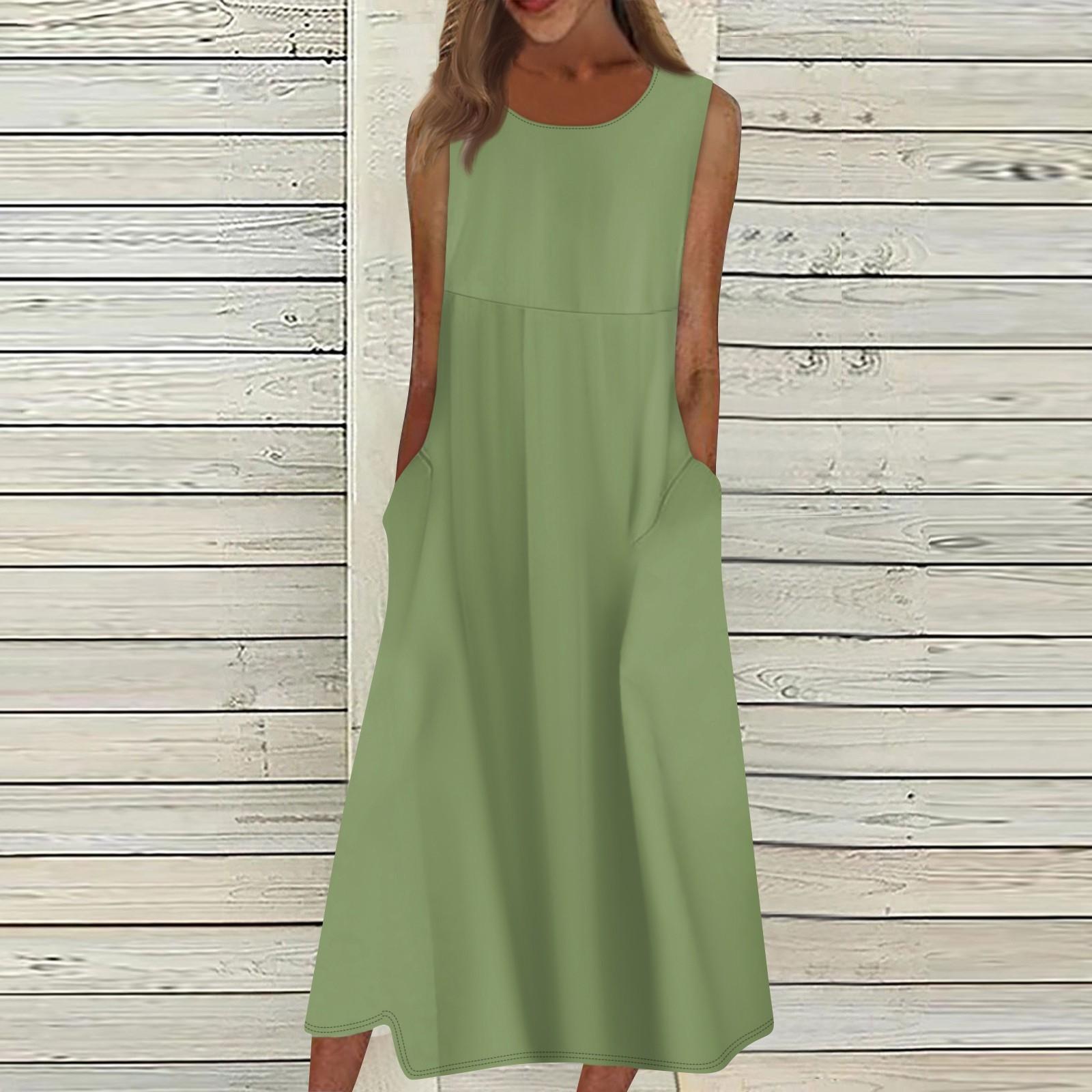 Жен. Повседневные платья с принтом Круглый вырез Классический Классический На открытом — фото 8