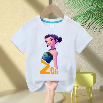 Mode Lässig Kinder Herren Damen T-Shirt KPop Dämonenjäger Baumwoll-T-Shirt Kleidung Cooles Mädchen T-Shirt Top Lustiges Geschenk für Fans