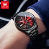 OLEVS Brand Watch Fashion Trend with Hollow-out Luminous Waterproof Quartz Watch Men's Watch Men's Watch