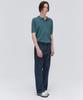 EZIO Open Collar Half Knit_Khaki