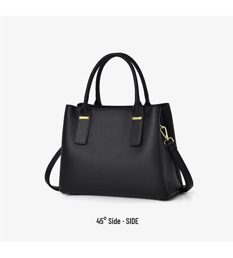 Women's Elegant Dual-Use Handbag: Large Capacity, Light Luxury, Commuter-Friendly