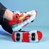 Children Four Wheels Luminous Glowing Sneakers Black Pink Led Light Roller Skate Shoes Kids Led Shoes Boys Girls USB Charging