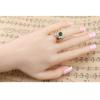 Stunning Fashionable Crystal Ring In [insert Color] For Elegant Lady's Party Jewelry