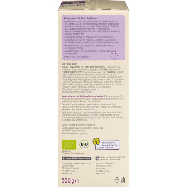 DM Bio dmBio Folgemilhi Powdered Milk Stage 3 12M+ 500g