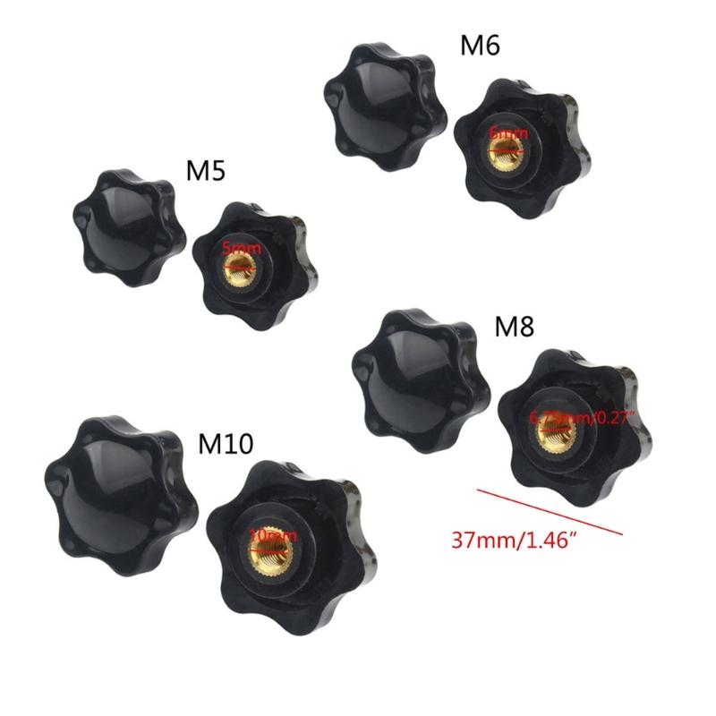 10 Stück M6 Innengewinde Formteil für Kopfspannschraube Knopf Flügelschraube Handanzugsknopf Spannhebel Dropshipping