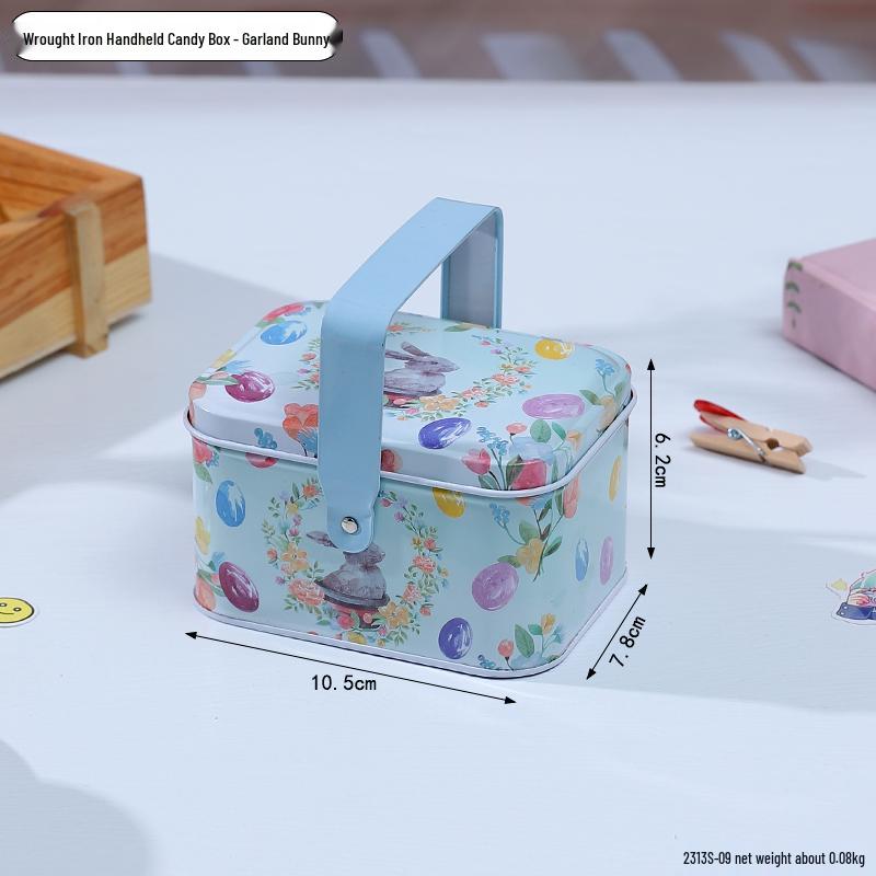 Adorable Cartoon Chocolate & Cookie Tin Box - Children's Gift or Wedding Favor Storage