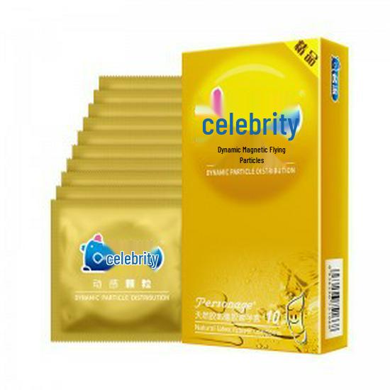 Celebrity Series Condoms 5-in-1, Pack of 30 - Night Odorless, Ribbed G-Spot, Ultra-Thin Male Contraceptives