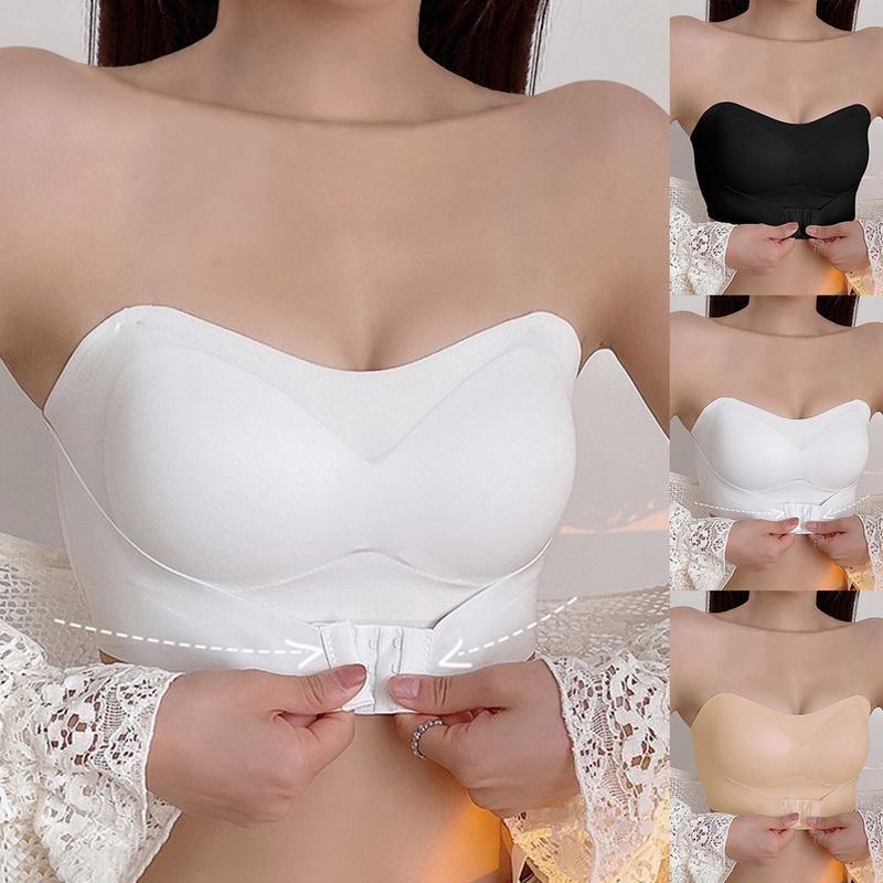 Strapless Bra Women Invisible Bras Push Up Lingerie Brassiere Seamless Bralette Underwear (Asian Size,please Choose 1-2 Size Larger)