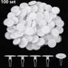 100pcs 2cm Self-Adhesive Ceiling Hooks No Drilling for Kitchen, Bathroom, Door