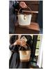 2025 Damen Retro Color Block Canvas Bucket Bag – Modische, vielseitige Pendler-Umhänge-/Crossbody-Tasche