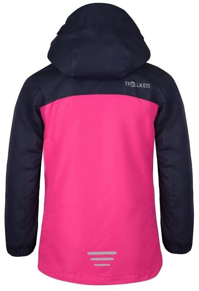 Куртка Trollkids Nusfjord Rainjacket розовая пурпурная