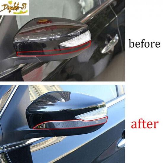 Chrome Rearview Side Mirror Strip Molding Cover Trim For Nissan Sentra 2013-