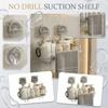Sucker Shelf No-Drill Wall-Mounted Bathroom Storage Box