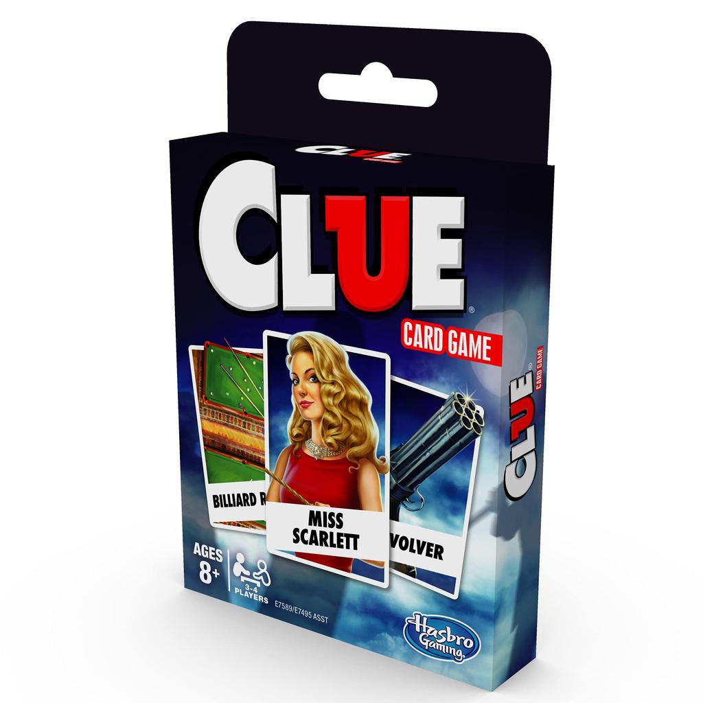 Clue Card Game for Kids Ages 8 Players Strategy Game & Up, 3-4